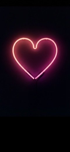 Neon Heart — one of the four permanently free wallpapers