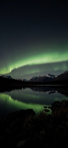 Aurora over the Lake